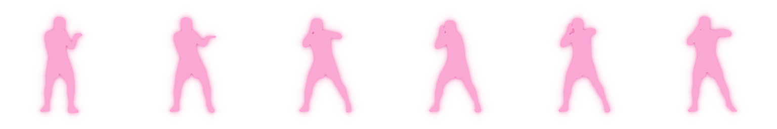 Animated silhouette of a lead horizontal elbow